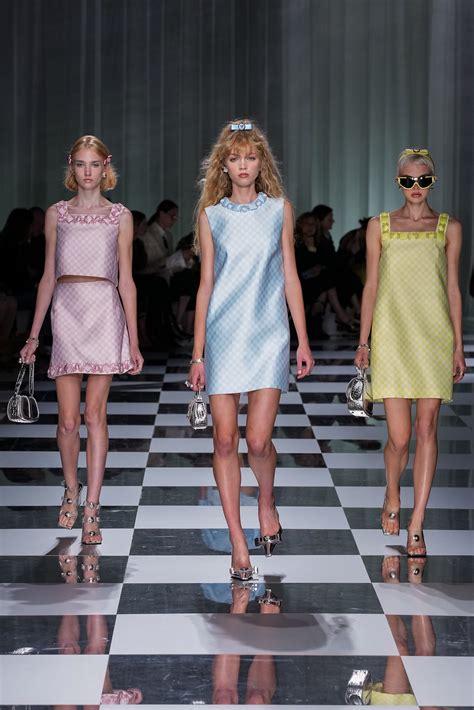 versace primavera|versace dresses 2024.